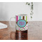 Stripes & Dots Personalized Coffee Mug - Lifestyle