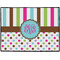 Stripes & Dots Personalized Door Mat - 24x18 (APPROVAL)