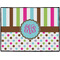 Stripes & Dots Door Mat (Personalized)