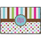 Stripes & Dots Personalized Door Mat - 36x24 (APPROVAL)