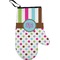 Stripes & Dots Personalized Oven Mitts