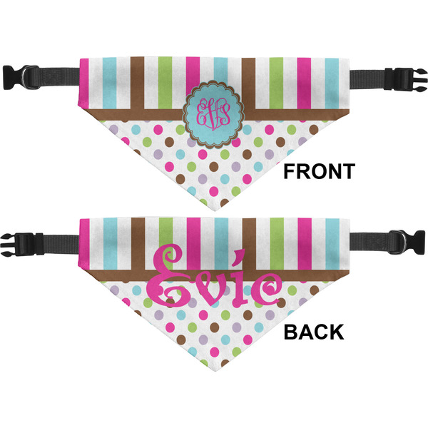 Stripes & Dots Pet Bandana Approval