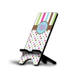 Stripes & Dots Cell Phone Stand (Personalized)