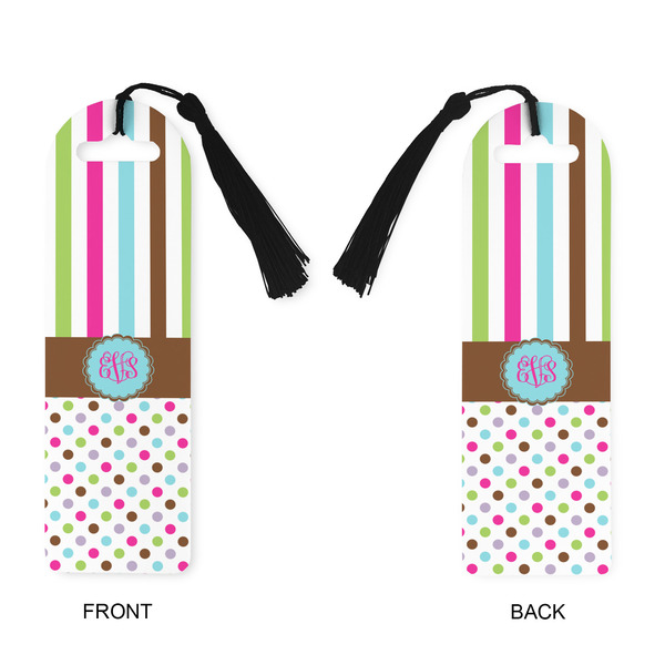 Stripes & Dots Plastic Bookmarks - Approval