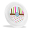 Stripes & Dots Plastic Party Dinner Plates - Main/Front