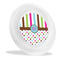 Stripes & Dots Plastic Party Dinner Plates - 10" (Personalized)