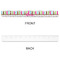 Stripes & Dots Plastic Ruler - 12" - APPROVAL