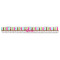 Stripes & Dots Plastic Ruler - 12" - FRONT