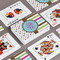 Stripes & Dots Playing Cards - Front & Back View