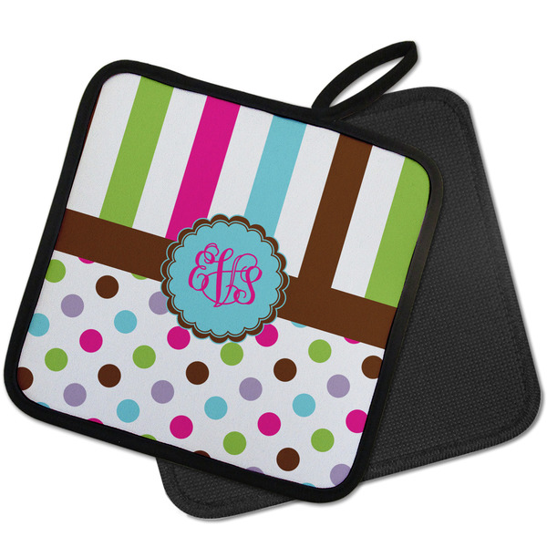 Stripes & Dots Pot Holders - PARENT MAIN