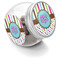 Stripes & Dots Puppy Treat Jar (Personalized)