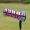 Stripes & Dots Putter Cover - On Putter