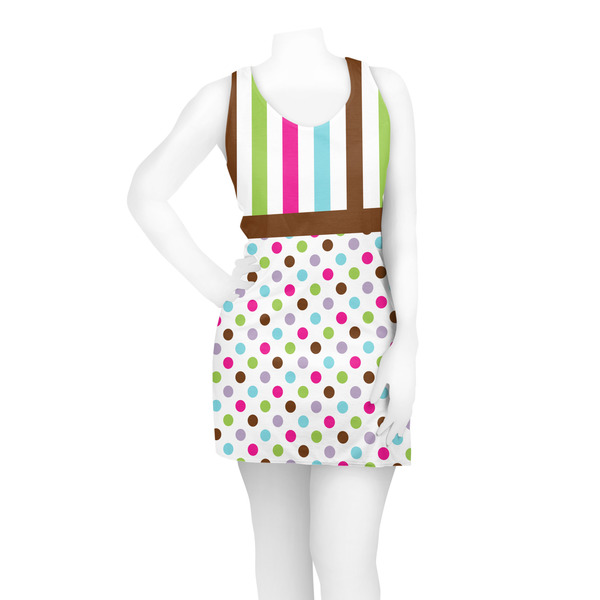 Stripes & Dots Racerback Dress - On Model - Front