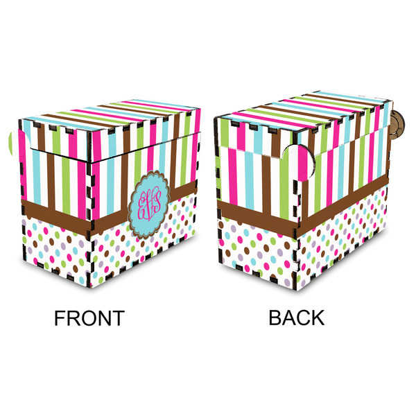 Stripes & Dots Recipe Box - Full Color - Approval