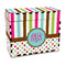Stripes & Dots Recipe Box - Full Color - Front/Main