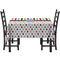 Stripes & Dots Rectangular Tablecloths - Side View