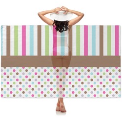 Stripes & Dots Sheer Sarong