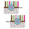 Stripes & Dots Security Blanket - Front & Back View