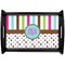 Stripes & Dots Wooden Tray (Personalized)