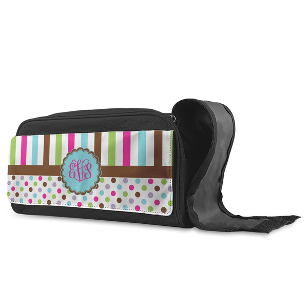 Stripes & Dots Shoe Bags - ANGLE (Open)