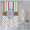 Stripes & Dots Shower Curtain Lifestyle