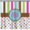 Stripes & Dots Shower Curtain (Personalized) (Non-Approval)
