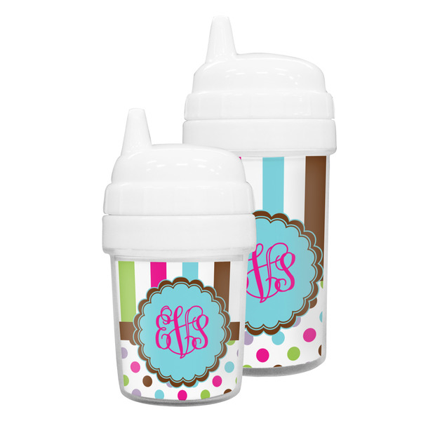 Stripes & Dots Sippy Cups