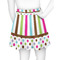Stripes & Dots Skater Skirt - Back