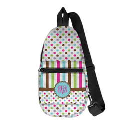 Stripes & Dots Sling Bag (Personalized)