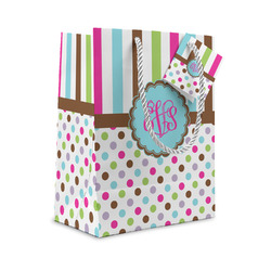 Stripes & Dots Small Gift Bag (Personalized)