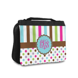 Stripes & Dots Toiletry Bag - Small (Personalized)