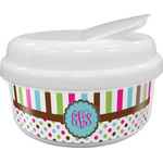 Stripes & Dots Snack Container (Personalized)