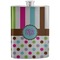 Stripes & Dots Stainless Steel Flask
