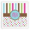 Stripes & Dots Paper Dinner Napkins (Personalized)
