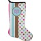 Stripes & Dots Holiday Stocking - Neoprene (Personalized)