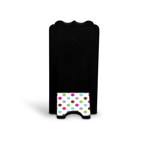Stripes & Dots Stylized Phone Stand - Back