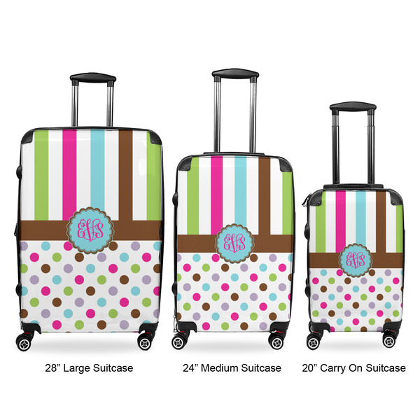 Stripes & Dots Suitcase Set 1 - APPROVAL