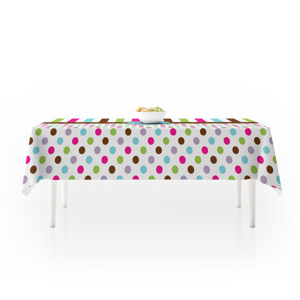 Stripes & Dots Tablecloths (58"x102") - MAIN