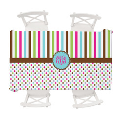 Stripes & Dots Tablecloth - 58"x102" (Personalized)