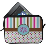 Stripes & Dots Tablet Case / Sleeve - Small (Personalized)