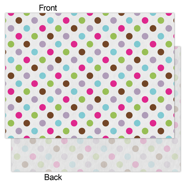 Stripes & Dots Tissue Paper - Heavyweight - Large - Front & Back