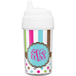 Stripes & Dots Sippy Cup (Personalized)