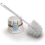Stripes & Dots Toilet Brush (Personalized)