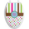 Stripes & Dots Toilet Seat Decal (Personalized)