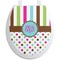 Stripes & Dots Toilet Seat Decal (Personalized)