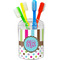 Stripes & Dots Toothbrush Holder (Personalized)