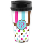 Stripes & Dots Acrylic Travel Mug without Handle (Personalized)