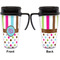 Stripes & Dots Travel Mug with Black Handle - Approval