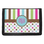 Stripes & Dots Trifold Wallet (Personalized)