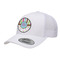 Stripes & Dots Trucker Hat - White (Personalized)